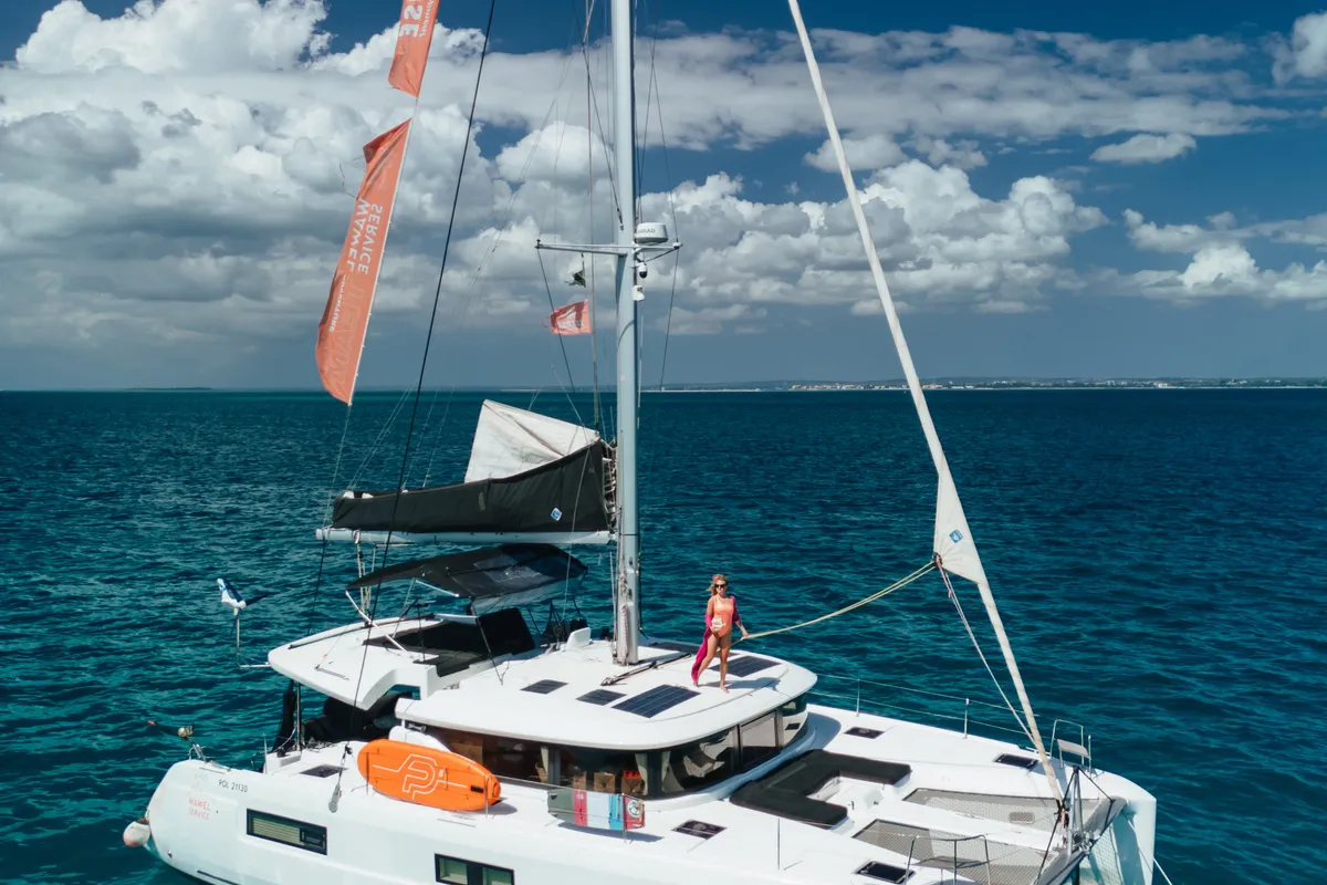 Sofia, a Lagoon 46 catamaran at Azam Marina, Tanzania