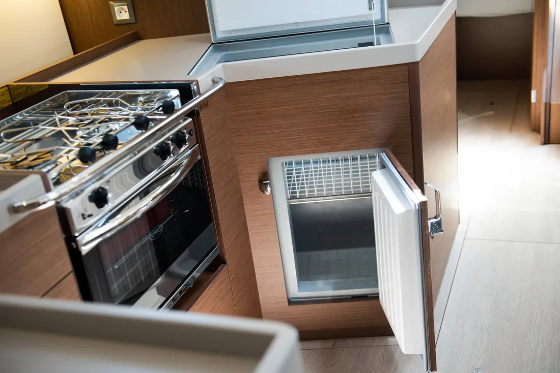 Galley of Poseidon, a Beneteau Oceanis 40.1 sailboat at Zadar, Croatia