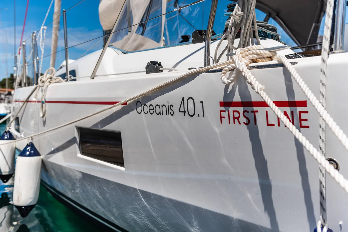 Poseidon, a Beneteau Oceanis 40.1 sailboat at Zadar, Croatia