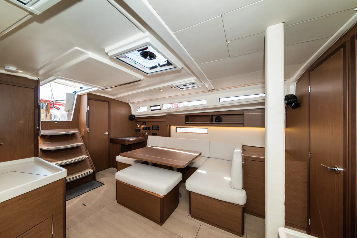 Head on Poseidon, a Beneteau Oceanis 40.1 sailboat at Zadar, Croatia