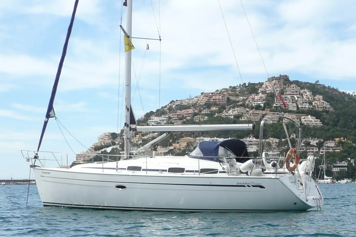 Kata, a Bavaria 37 Cruiser sailboat at Pula, Croatia