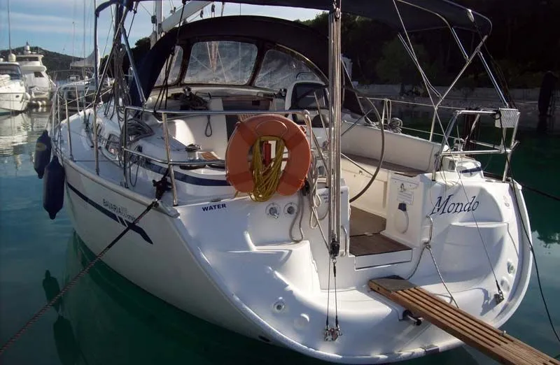 Kata, a Bavaria 37 Cruiser sailboat at Pula, Croatia