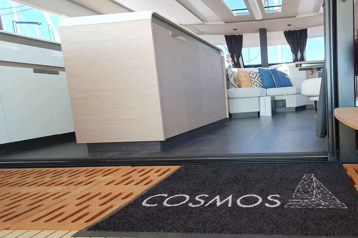COSMOS, a Fountaine Pajot Aura 51 catamaran at Seget Donji, Croatia