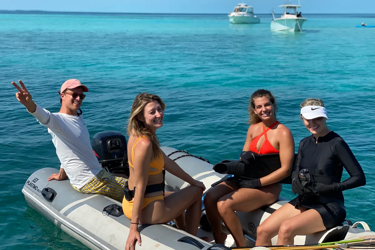 Purpose, a Fountaine Pajot Saba 50 catamaran at Simpson Bay, Sint Maarten