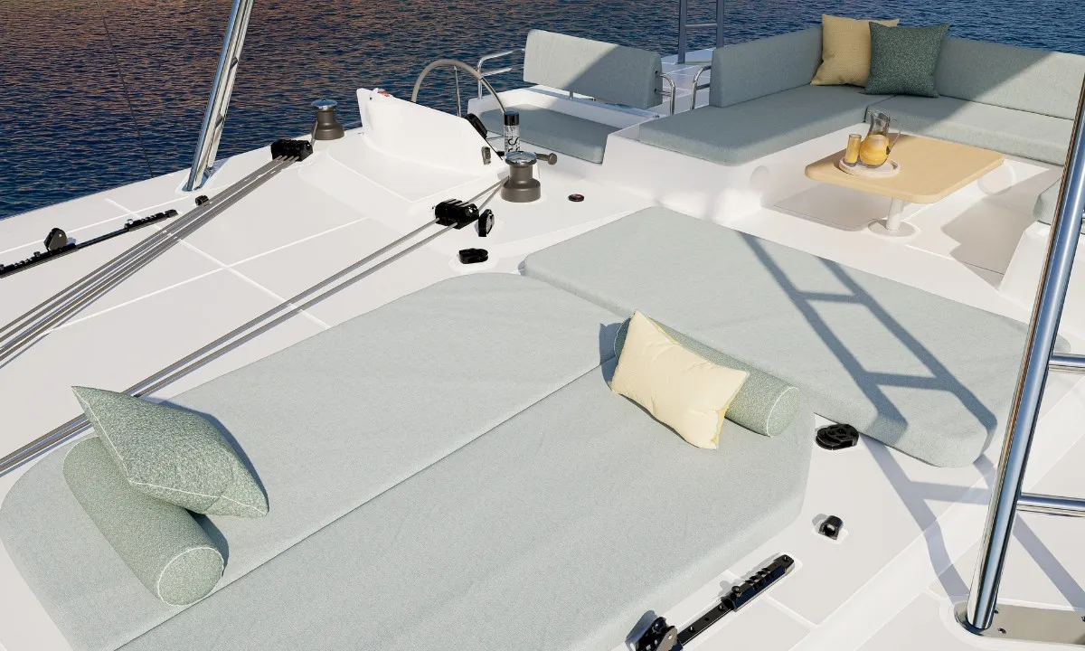 Princess M, a Lagoon 47 catamaran at Seget Donji, Croatia