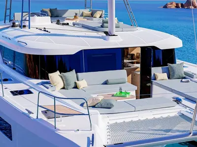 Princess M, a Lagoon 47 catamaran at Seget Donji, Croatia