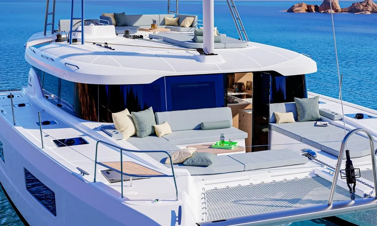 Princess M, a Lagoon 47 catamaran at Seget Donji, Croatia