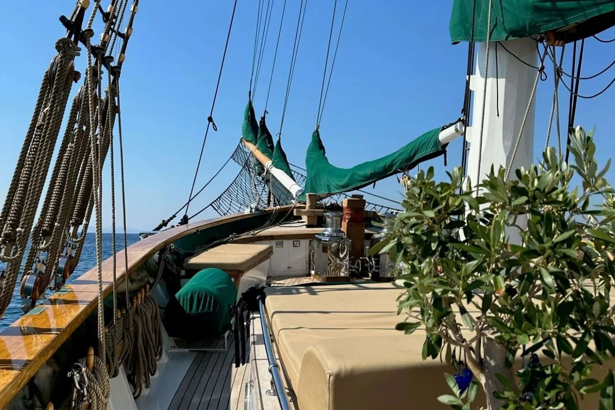 Arktos, a Motor sailer sailboat at Municipal Unit of Nea Peramos, Greece