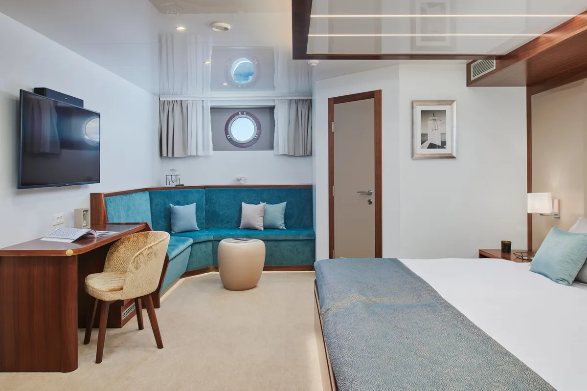 Cabin on Corsario, a Custom Made Corsario sailboat at Split, Croatia