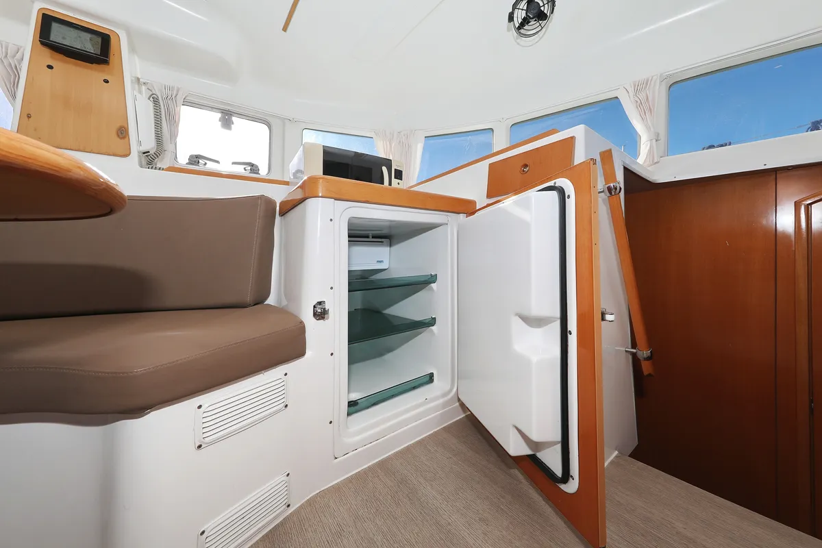 Galley of Love Song, a Lagoon 380 S2 catamaran at Grad Biograd na Moru, Croatia