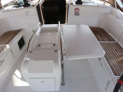 Salon of Magic Dreams, a Jeanneau Sun Odyssey 509 sailboat at Sukošan, Croatia