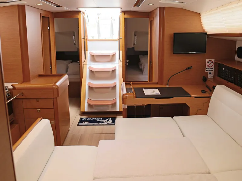 Exterior view of Magic Dreams, a Jeanneau Sun Odyssey 509 sailboat at Općina Sukošan, Croatia
