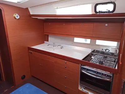 Galley of Barrique I, a Dufour 460 GL sailboat at Seget Donji, Croatia