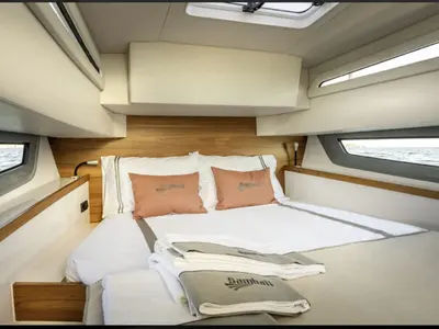 Cabin on Samba, a Gulet Motorboat motorboat at La Spezia, Italy