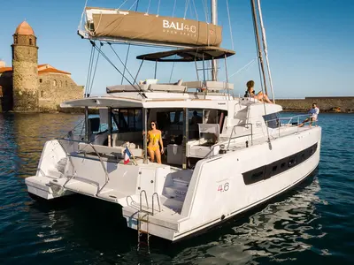 Ivan, a Bali 4.6 catamaran at Dubrovnik, Croatia