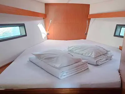 Cabin on Nola, a Bavaria C42 sailboat at Punat, Croatia