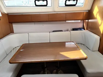 Salon of Morillon, a Bavaria Cruiser 51 sailboat at Seget Donji, Croatia