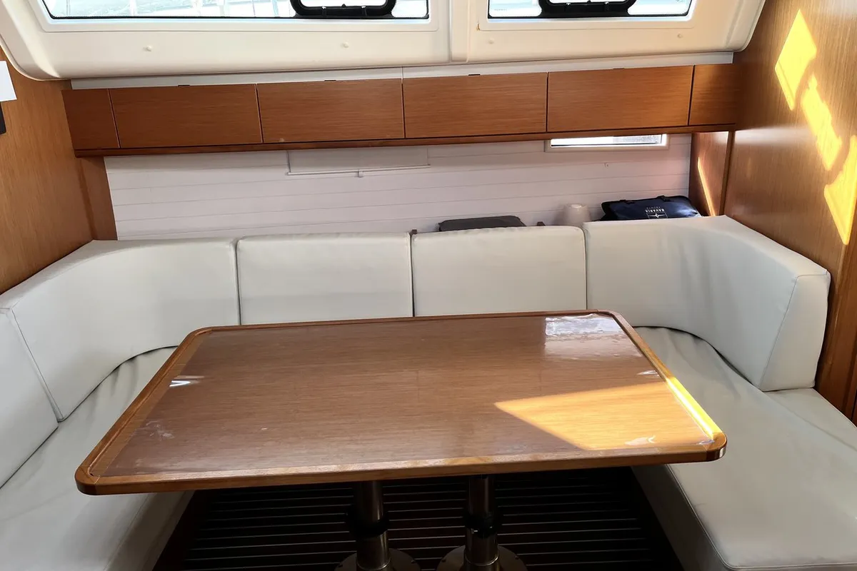 Salon of Morillon, a Bavaria Cruiser 51 sailboat at Seget Donji, Croatia