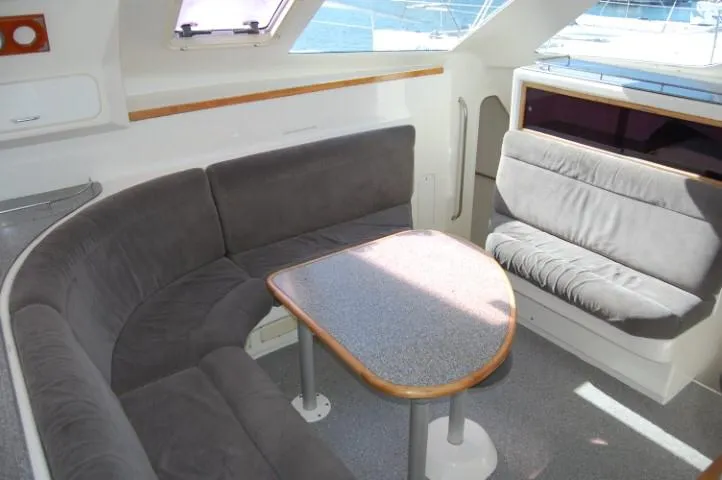 Salon of Alboran Mahanga (Radazul), a Voyage 440 catamaran at El Rosario, Spain