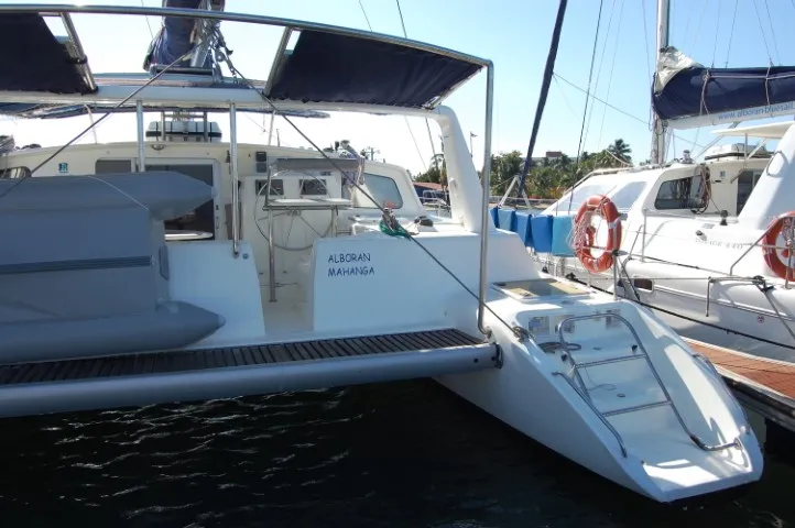 Exterior view of Alboran Mahanga (Radazul), a Voyage 440 catamaran at El Rosario, Spain
