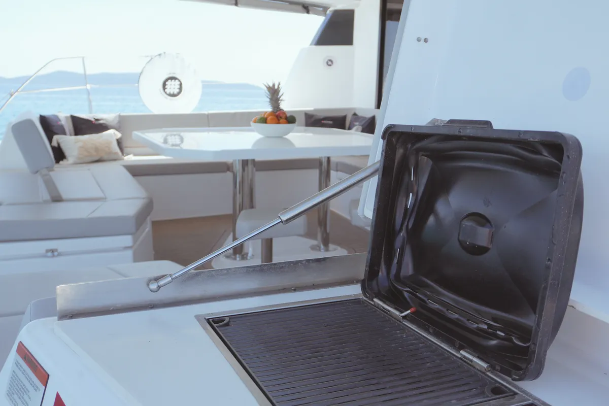 Sonea, a Leopard 50 catamaran at Sukošan, Croatia