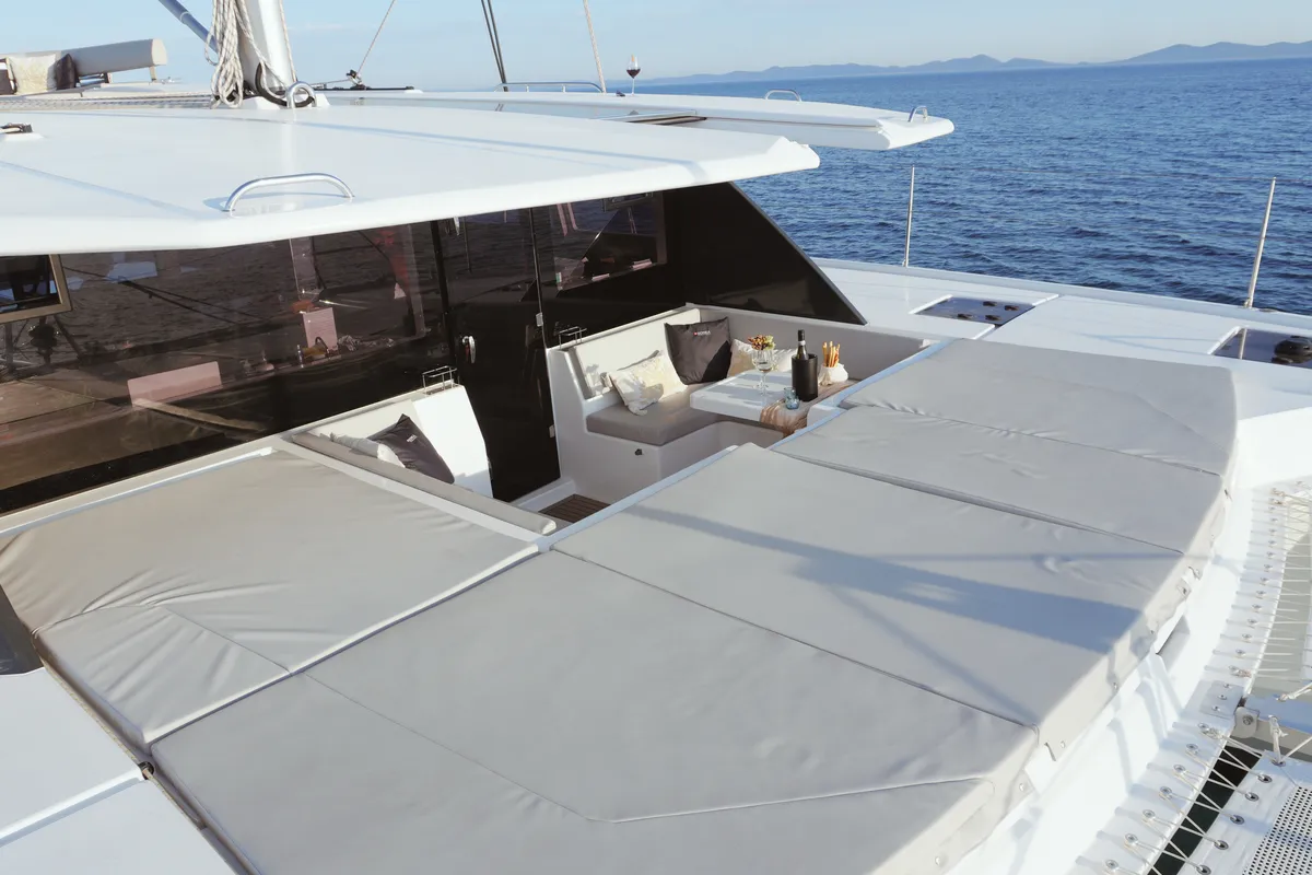 Sonea, a Leopard 50 catamaran at Sukošan, Croatia