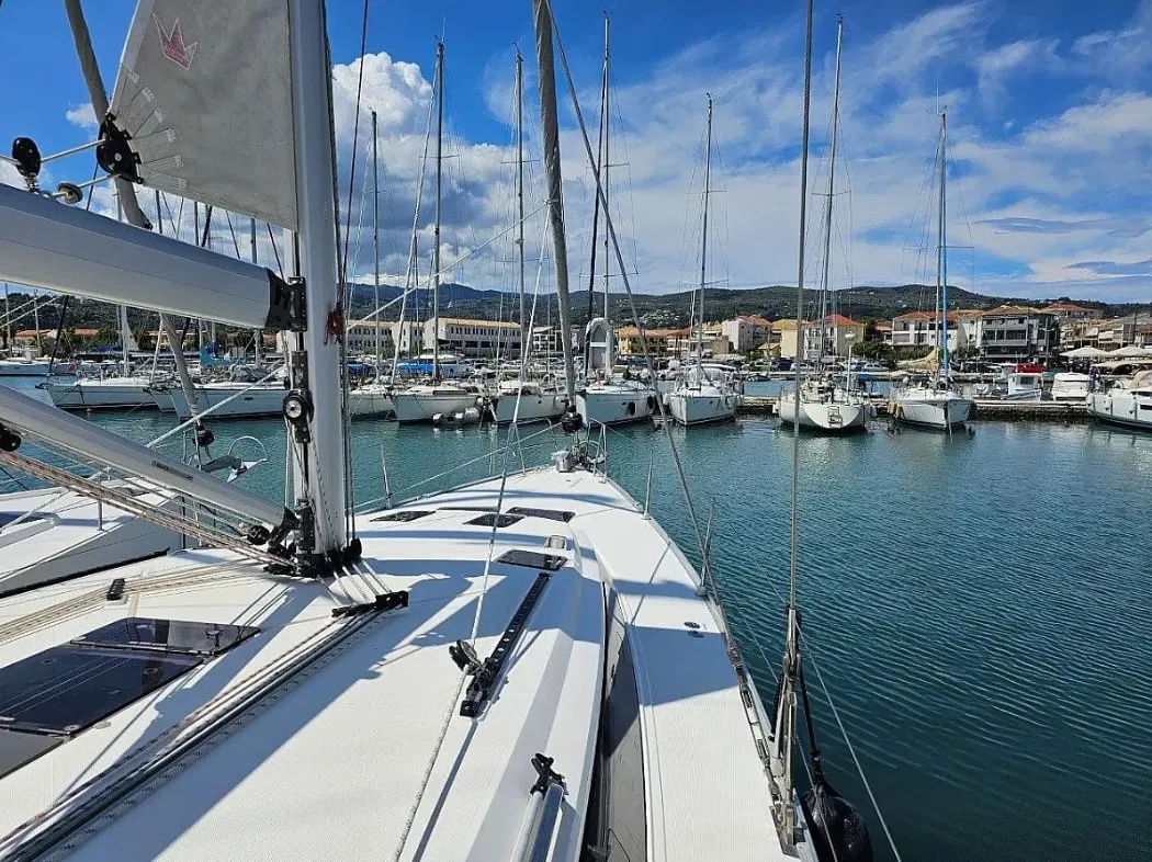 Salvia, a Bavaria Cruiser 51 sailboat at Municipal Unit of Lefkada, Greece