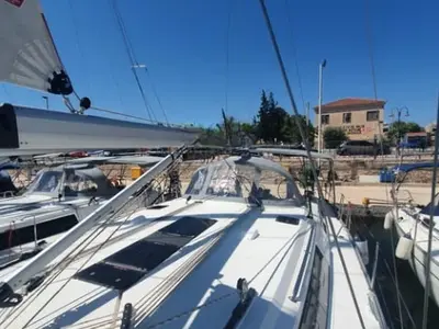 Salvia, a Bavaria Cruiser 51 sailboat at Municipal Unit of Lefkada, Greece
