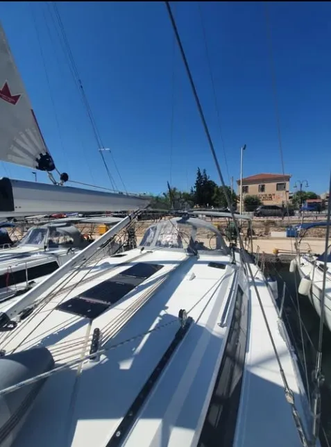 Salvia, a Bavaria Cruiser 51 sailboat at Municipal Unit of Lefkada, Greece