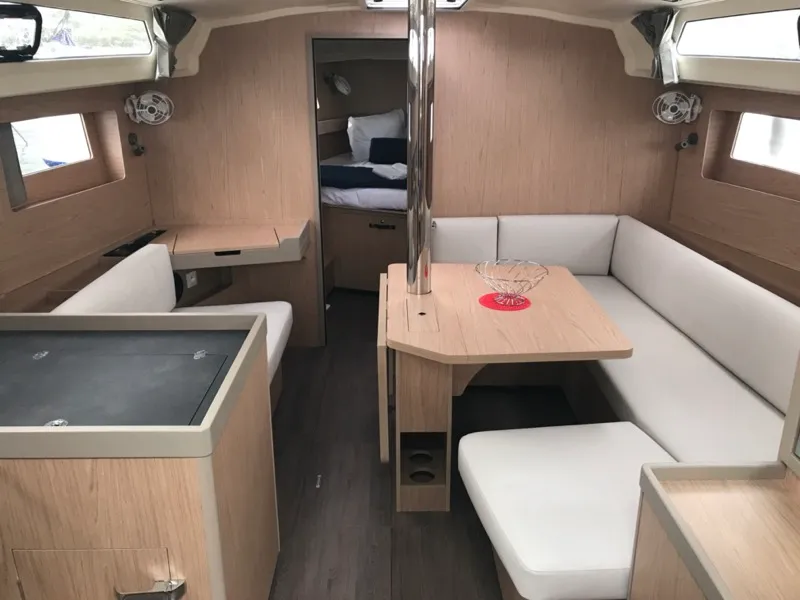 Salon of Agena, a Beneteau Oceanis 41.1 sailboat at Salerno, Italy