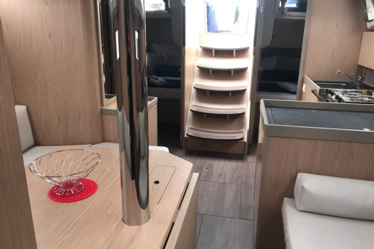 Salon of Agena, a Beneteau Oceanis 41.1 sailboat at Salerno, Italy