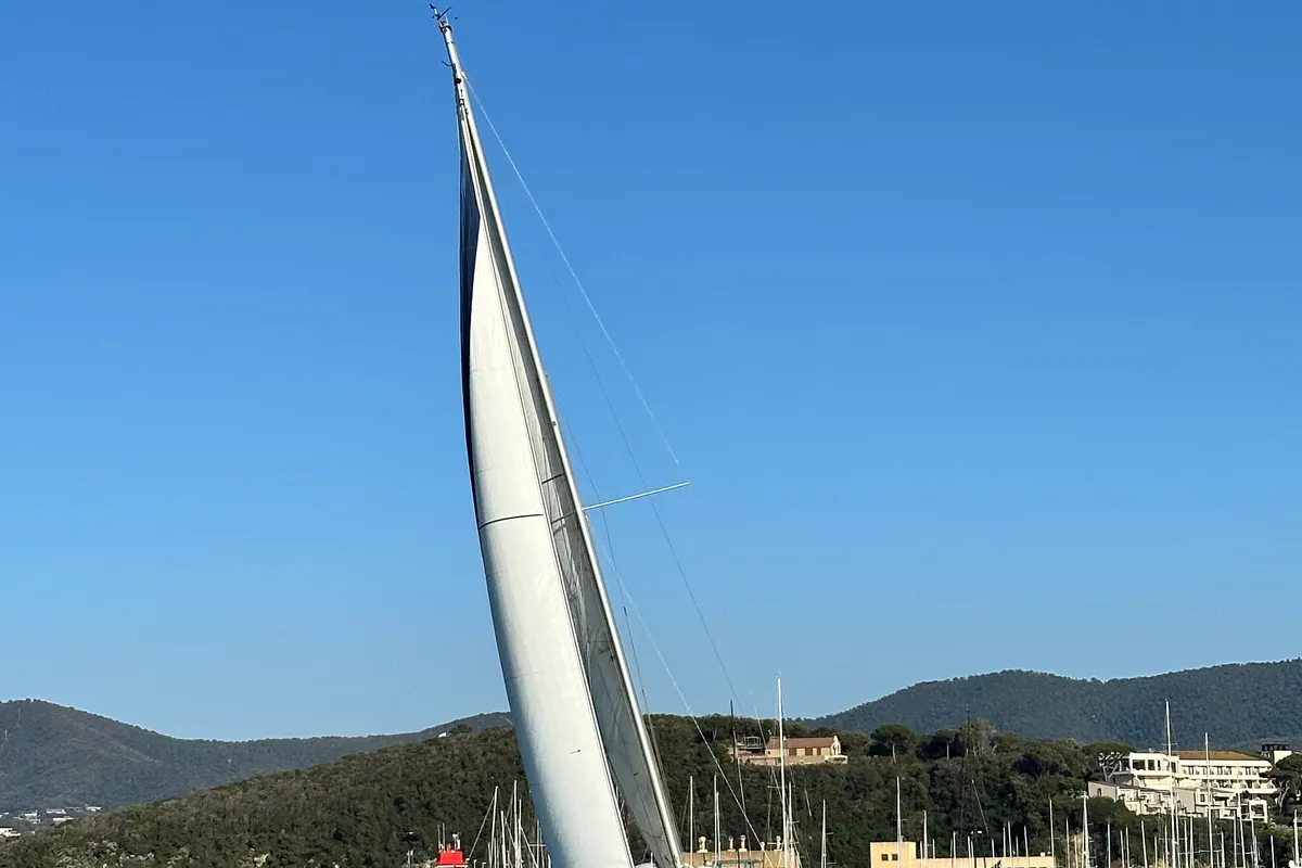 Cassiopea, a Beneteau Oceanis 323 sailboat at Punta Ala, Italy