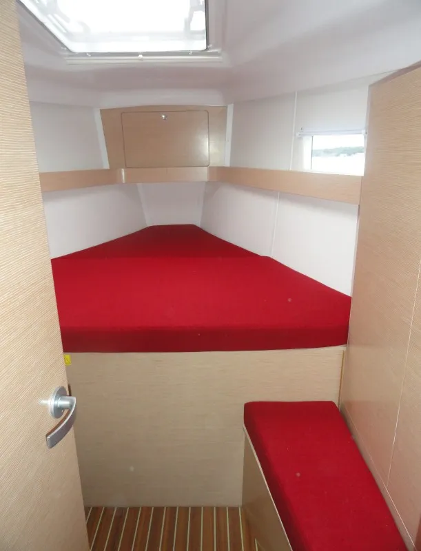 Cabin on Reina, a Elan 444 Impression sailboat at Grad Pula, Croatia