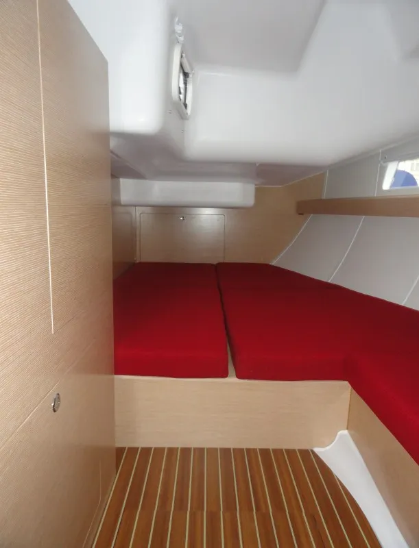 Cabin on Reina, a Elan 444 Impression sailboat at Grad Pula, Croatia
