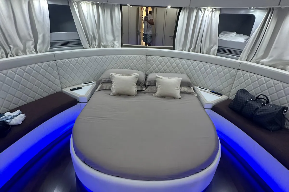 Cabin on Premium, a Gulet Mangusta 65 motor yacht at Salerno, Italy