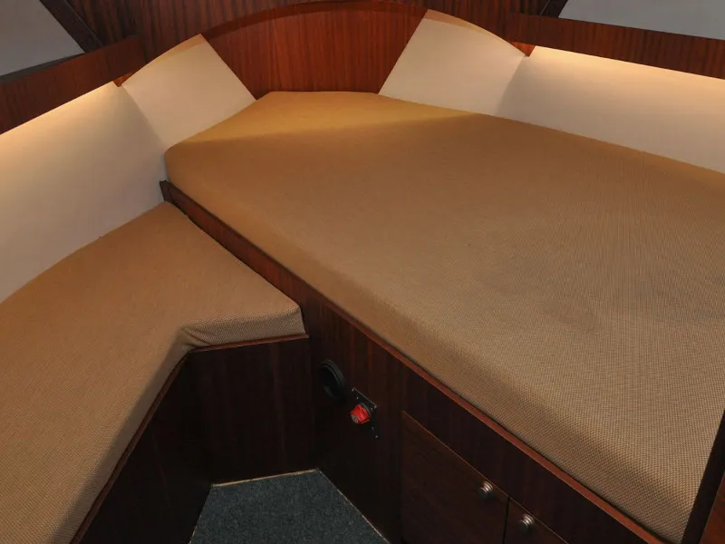 Cabin on Nautika 1000, a Delphia Yachts Nautika 1000 motorboat at Wilkasy, Poland