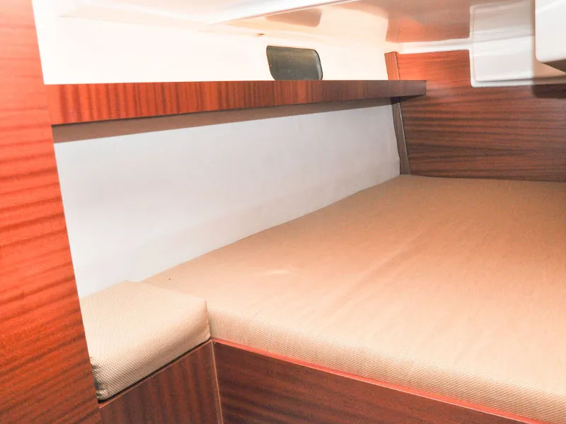 Cabin on Nautika 1000, a Delphia Yachts Nautika 1000 motorboat at Wilkasy, Poland
