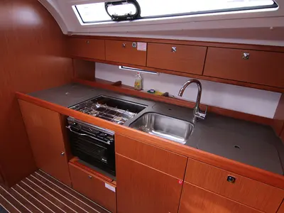 Galley of Federica, a Bavaria Cruiser 41 sailboat at Sukošan, Croatia