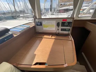 Salon of Art of Liberty, a Lagoon 42 catamaran at Municipal Unit of Rhodes, Greece