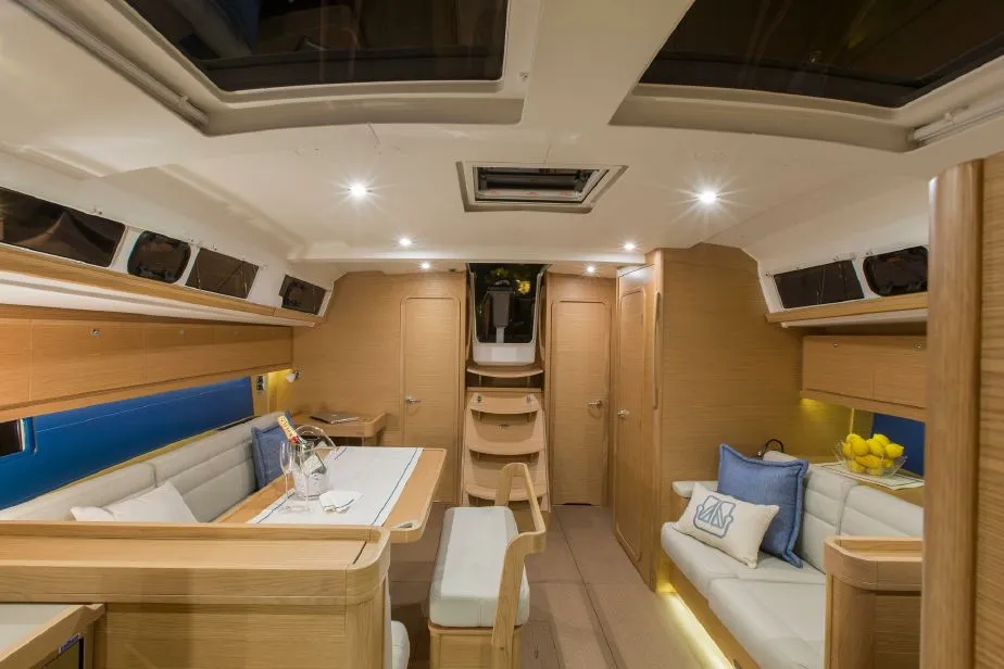 Fantasea, a Dufour 460 GL sailboat at Lefkada, Greece