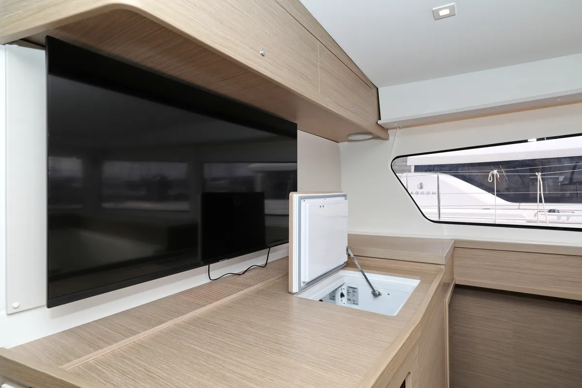 Galley of Sperm Whale, a Lagoon 42 catamaran at Sukošan, Croatia