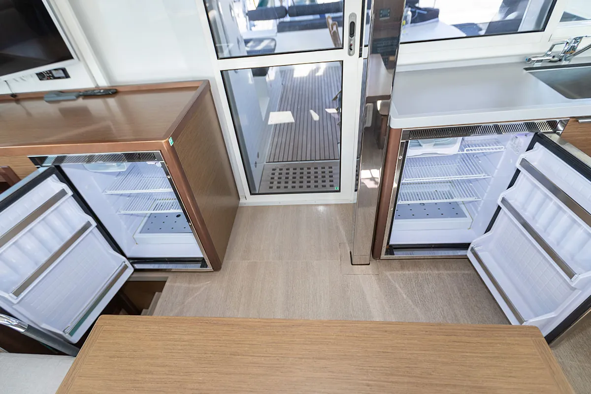 Galley of Monarch 2020, a Lagoon 40 catamaran at Primošten, Croatia