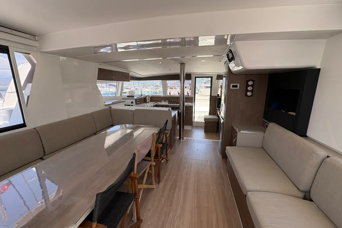 Sail Spazio, a Bali 4.2 catamaran at Marmaris, Turkey