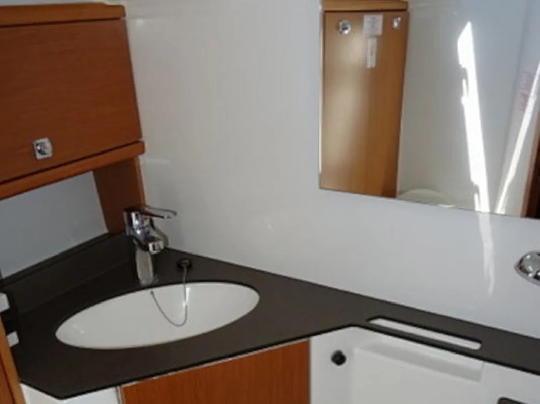 Cabin on Rea, a Bavaria Cruiser 46 sailboat at Municipal Unit of Lefkada, Greece