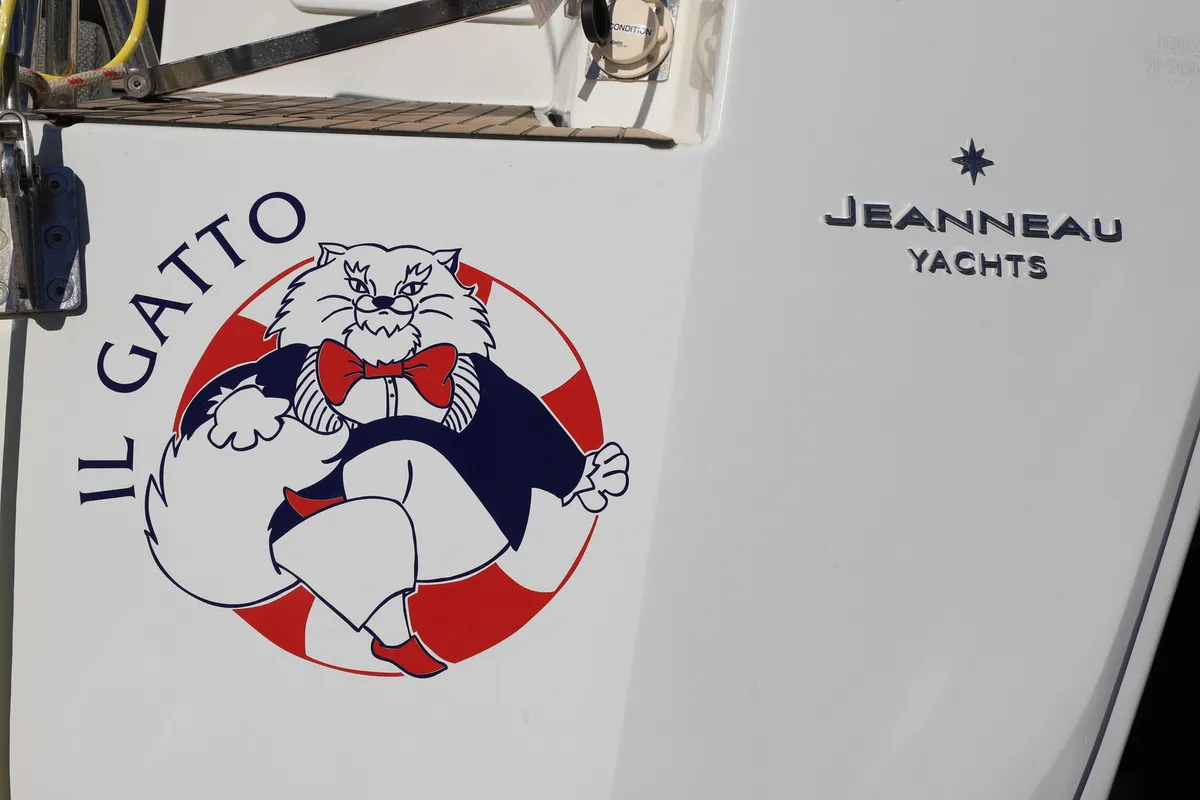 Il Gatto, a Jeanneau 54 sailboat at Kaštela, Croatia