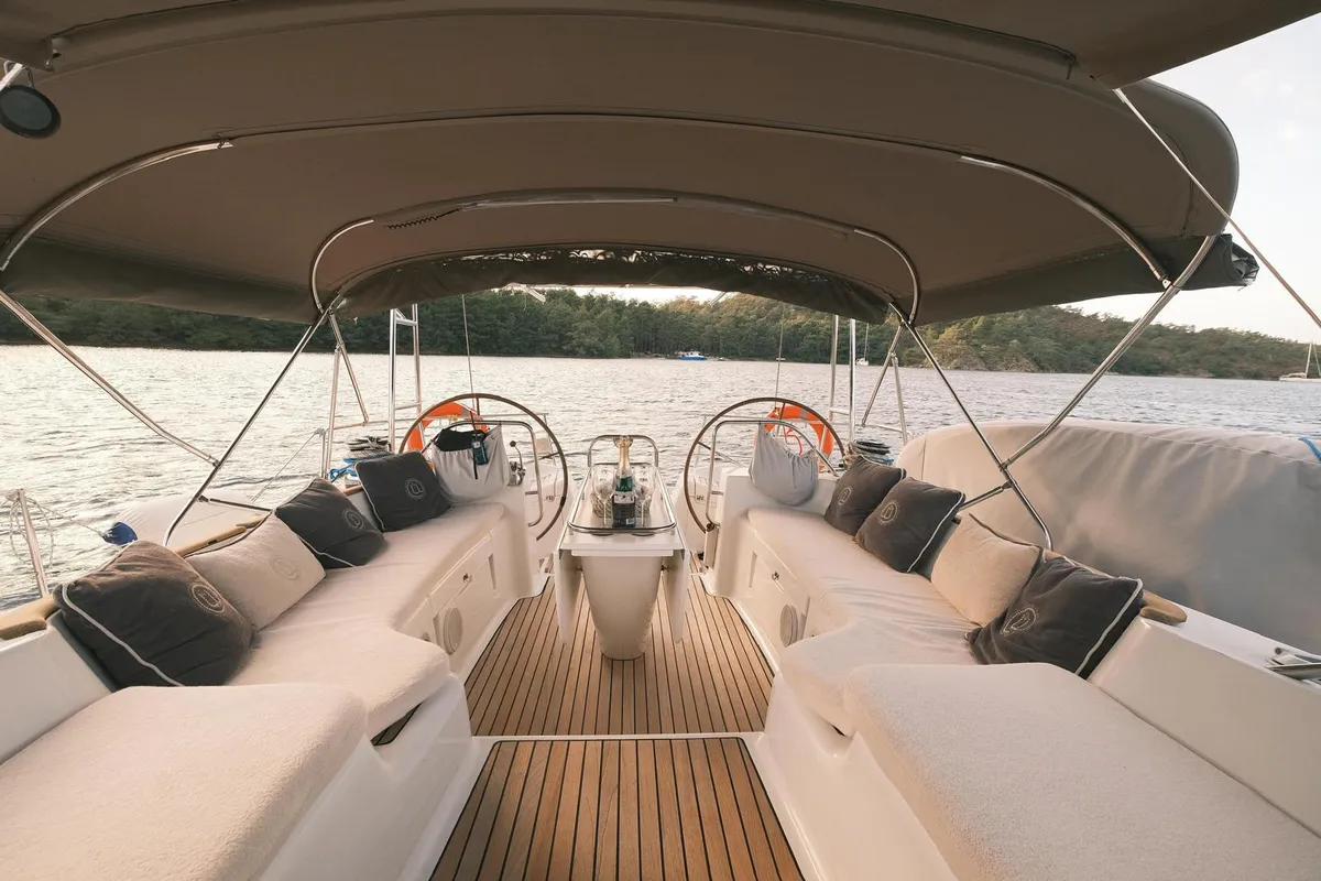 Taurus, a Hanse 445 sailboat at Fethiye, Turkey