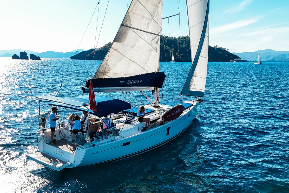 Taurus, a Hanse 445 sailboat at Fethiye, Turkey