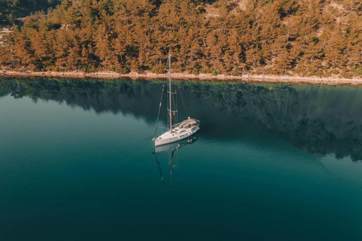 Taurus, a Hanse 445 sailboat at Fethiye, Turkey