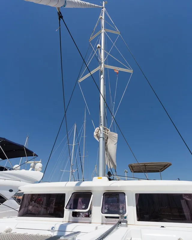 Sunshine, a Lagoon 400 S2 catamaran at Split, Croatia