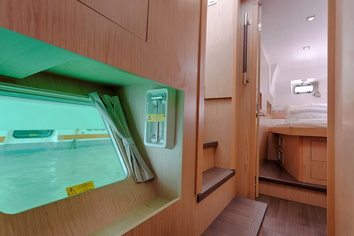 Cabin on Sunshine, a Lagoon 400 S2 catamaran at Split, Croatia